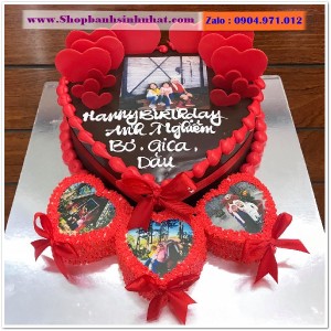 Bánh Sinh Nhật In Hình Ảnh - H253